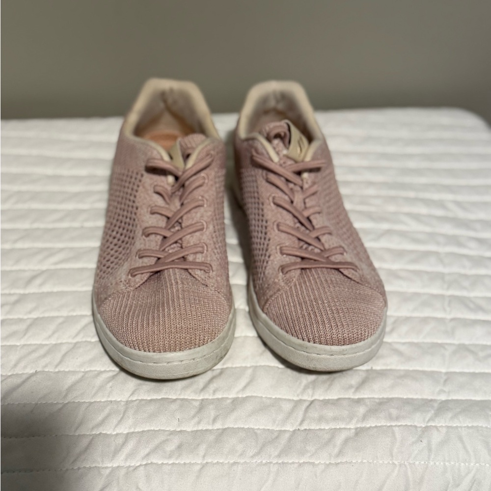Women's Pink Knit Sneakers